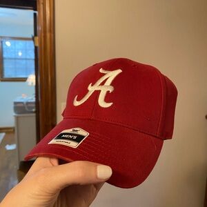 Red Alabama Men's Cap